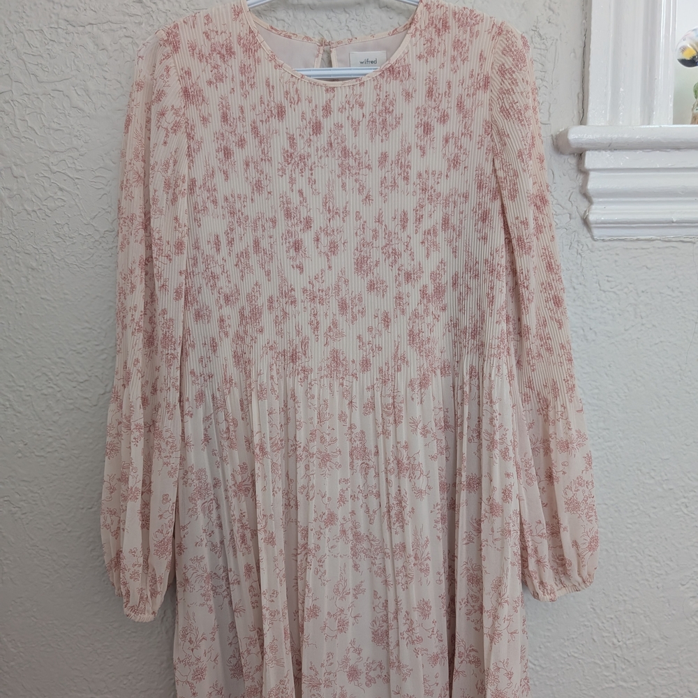 Wilfred Floral Pleated Dress